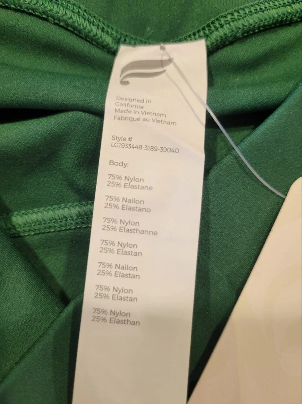 Fabletics Trinity Motion365 High Waist Pocket Leggings - Green